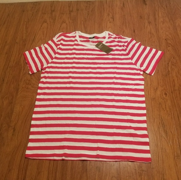 red white striped shirt mens